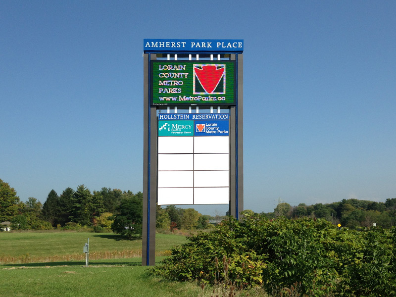 commercial outdoor business sign