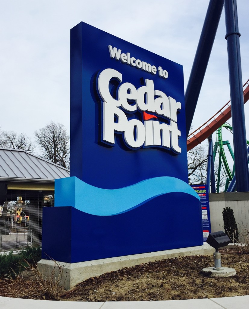 Cedar Point Marina Park Entrance | Sandusky, Ohio Sign Company ...