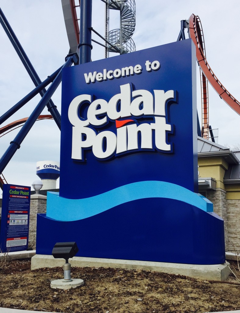 Cedar Point Marina Park Entrance | Sandusky, Ohio Sign Company ...