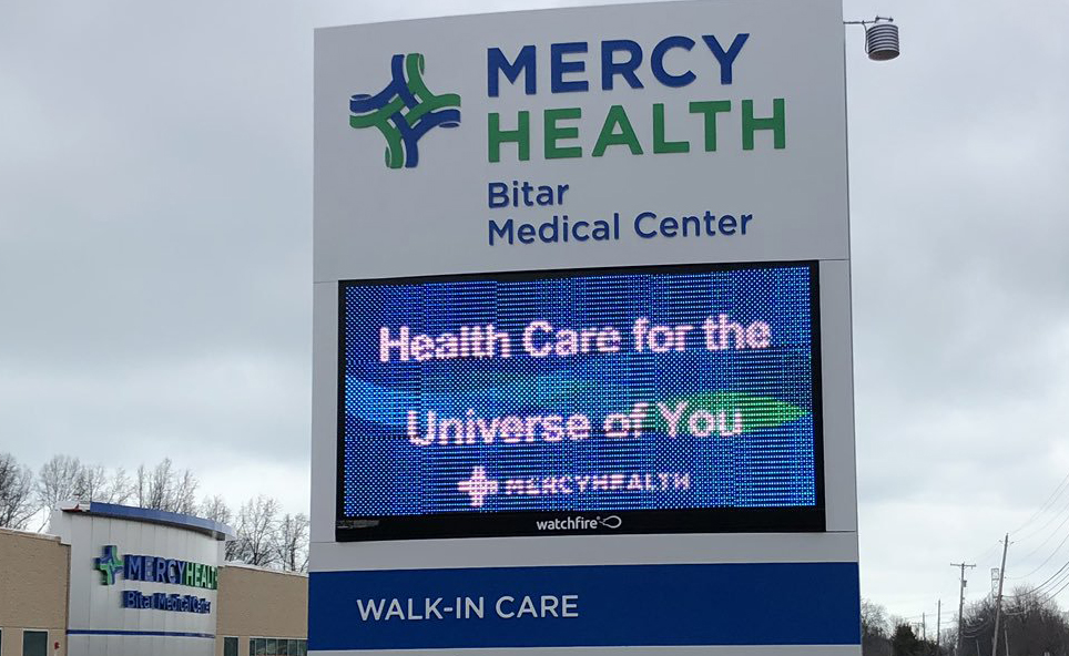 healthcare signage