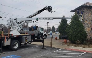 installing business signs