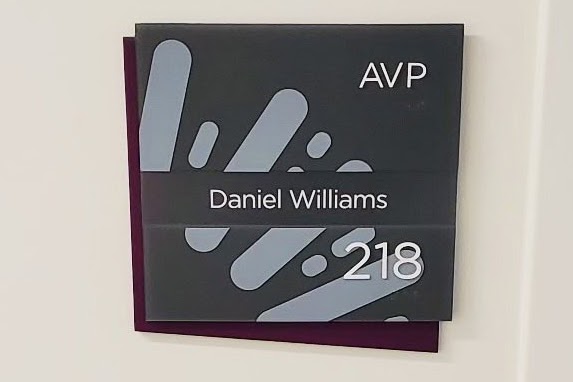 Professional Office Door Signs  Corporate Interior Room Signage