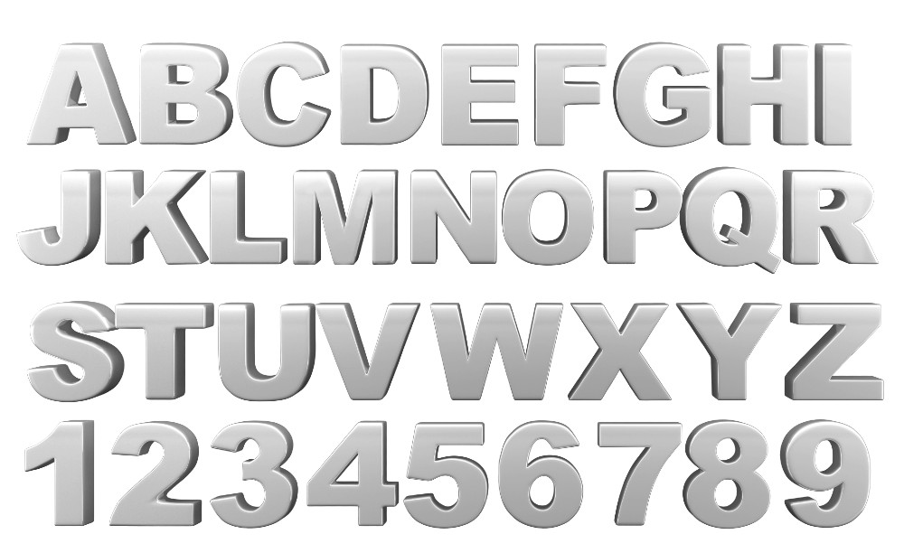 signage letter size