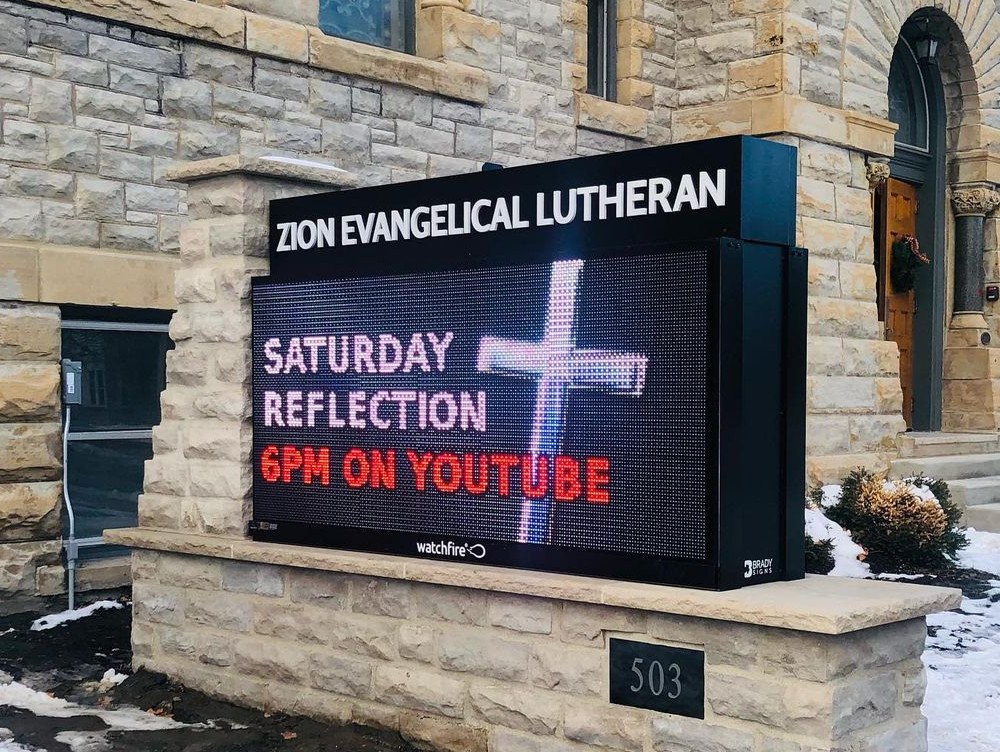 church signage