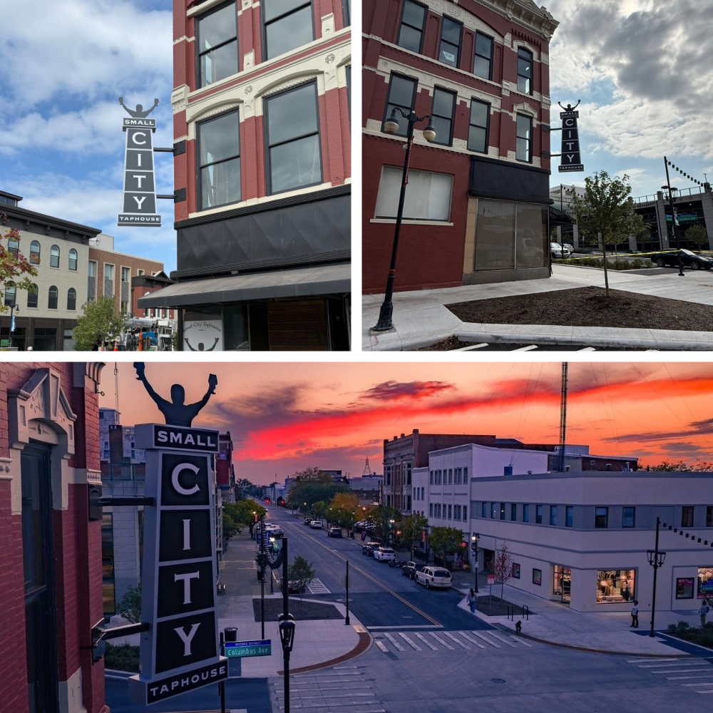 small town business signs