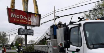 spring sign installation